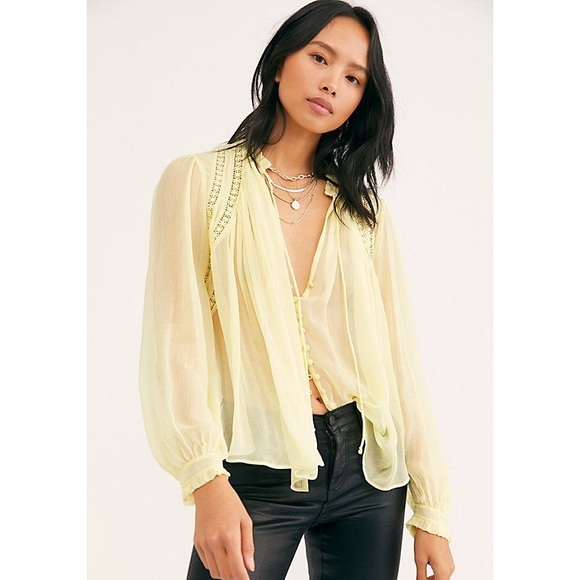 Free People Long Live Love Buttondown - Picture 1 of 17